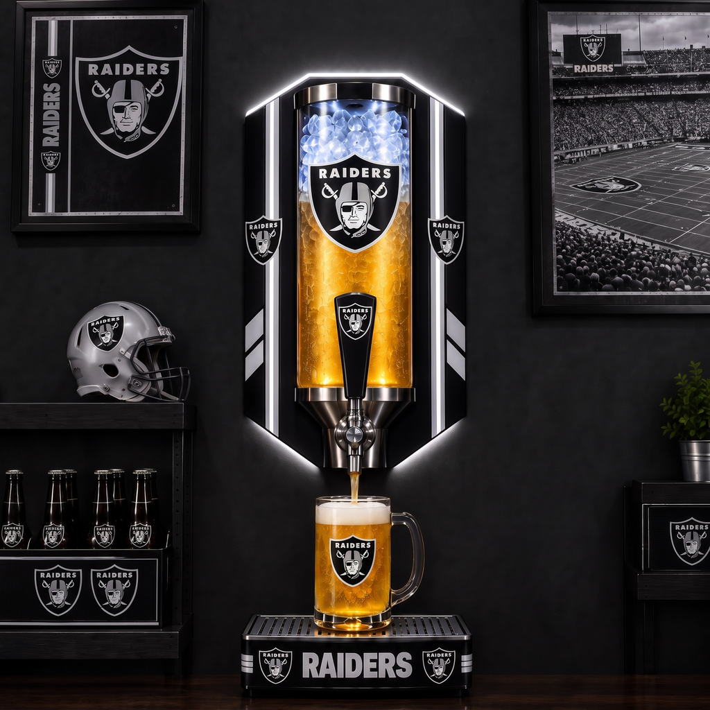 Raiders LED beer tower