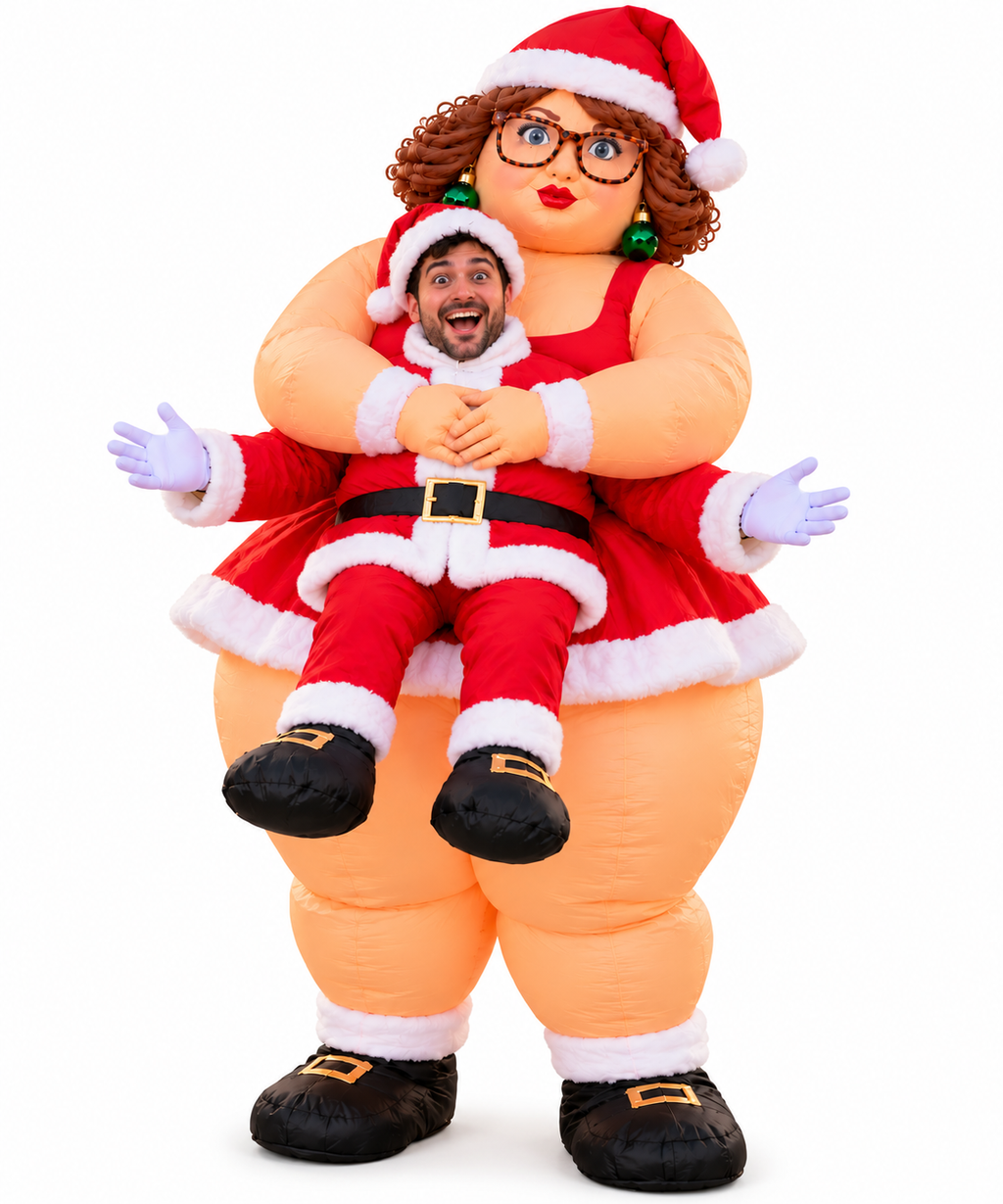 Santa Wife Inflatable Costume