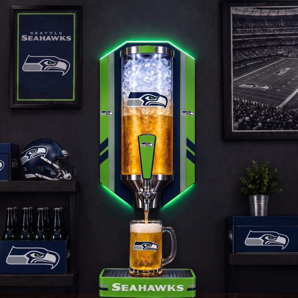 Seahawks LED beer tower
