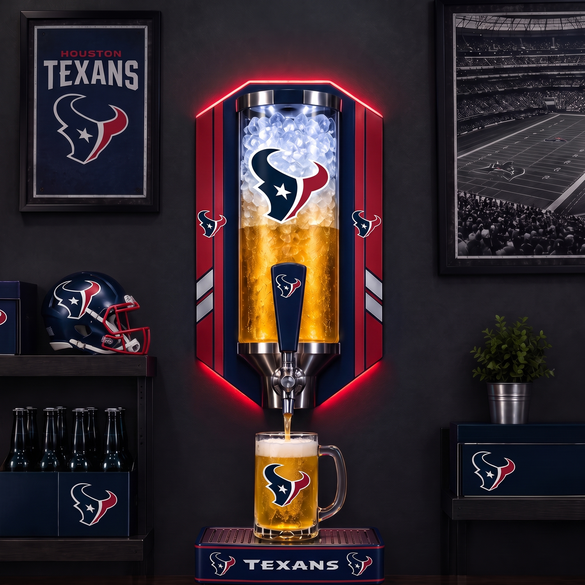 Texans LED beer tower