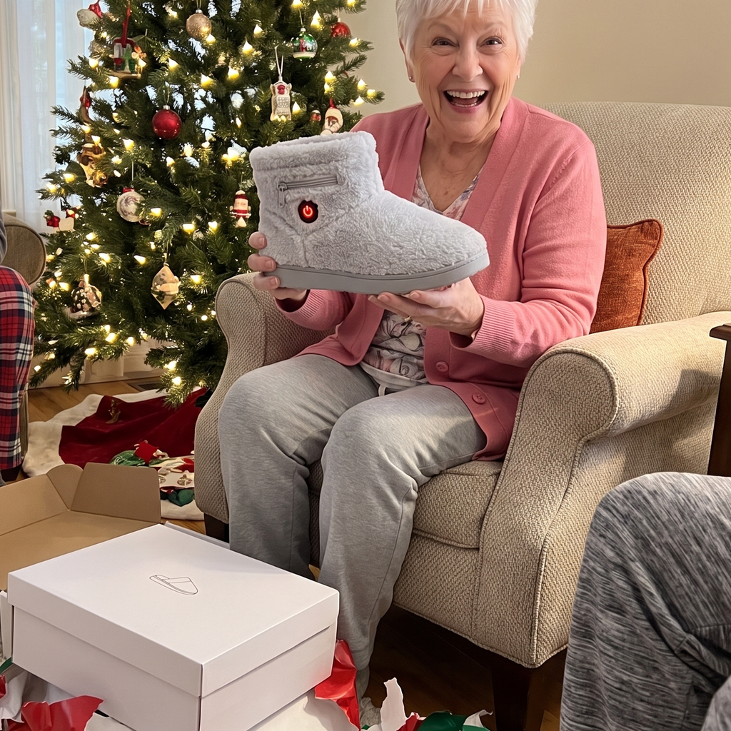 Heated slippers gift for Grandma