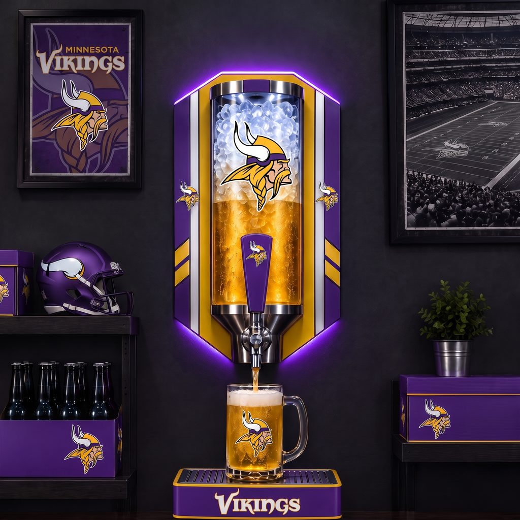Vikings LED beer tower