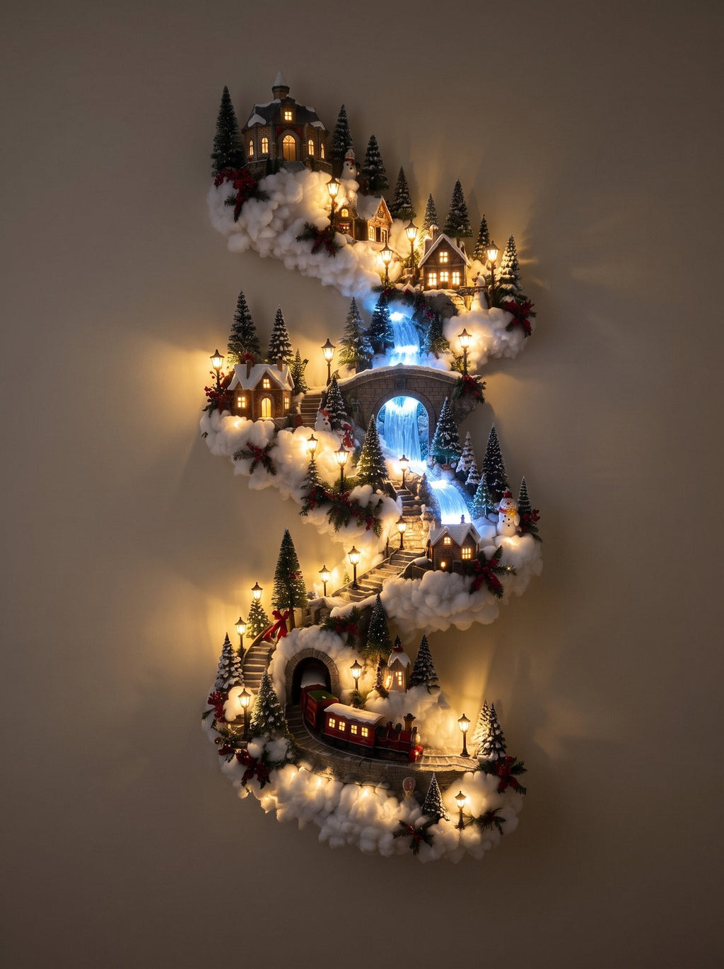 Christmas Village Wall Decor