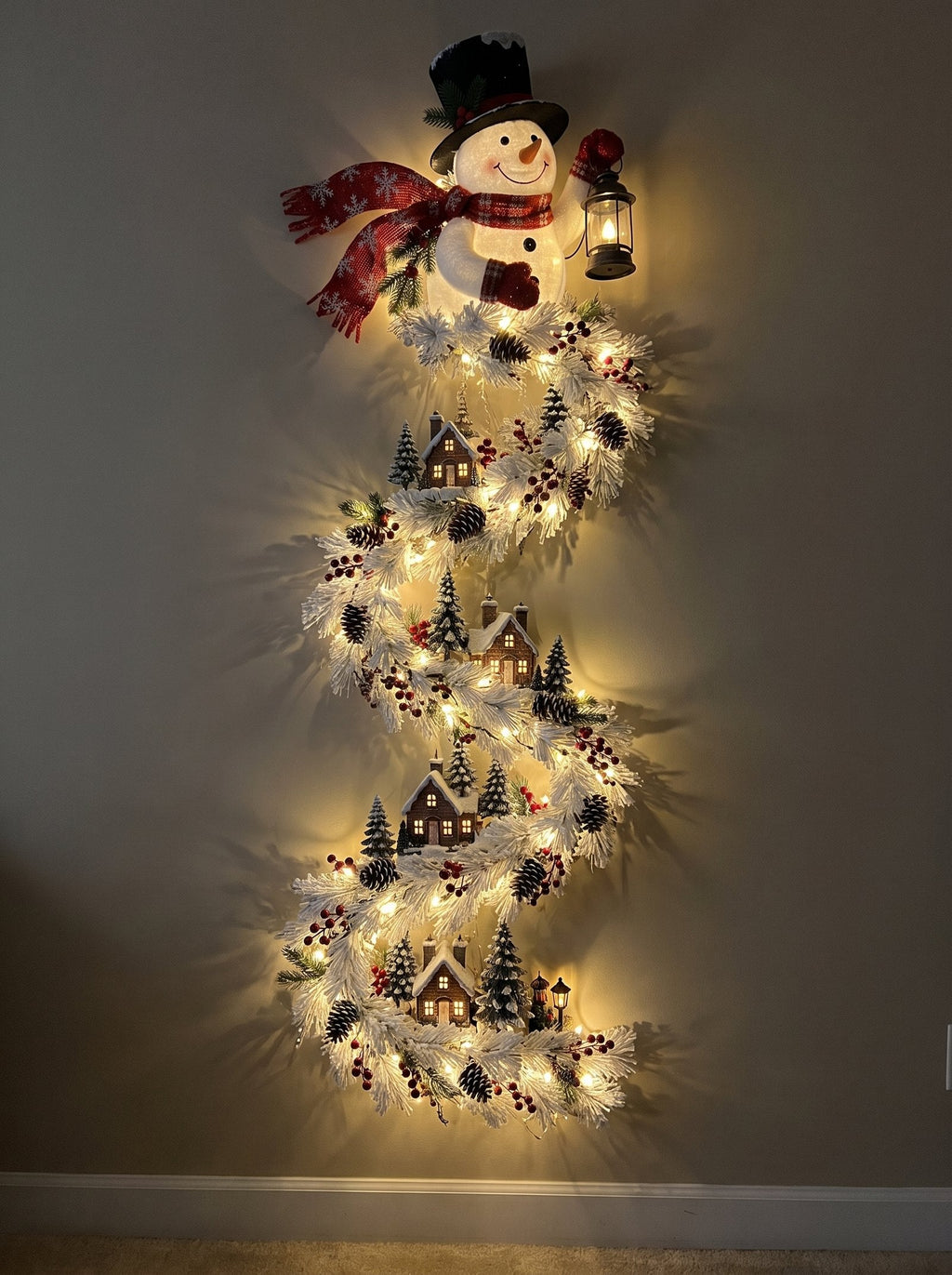 Christmas Village Wall Decor
